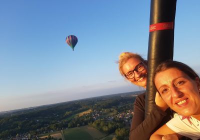 Vol montgolfiere au domaine de la bataille de Waterloo