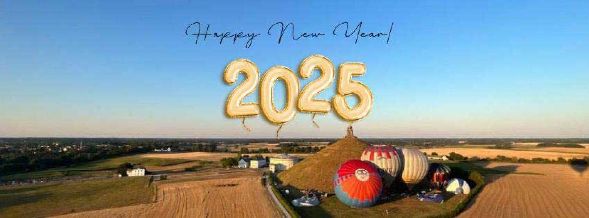 The entire Montgolfiere.be team wishes you a happy 2025!