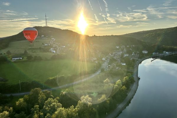 Vol en montgolfiere Jardins d'Annevoie