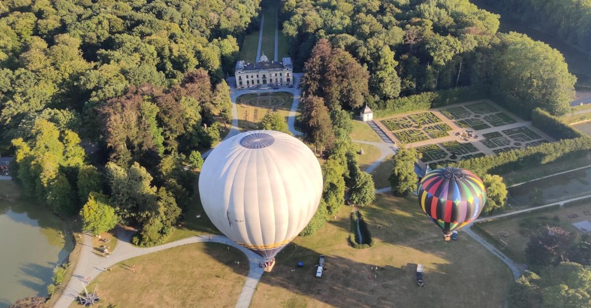 Vol en montgolfiere au Château d'Enghien