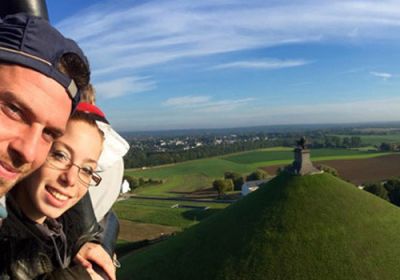 Vol montgolfiere au domaine de la bataille de Waterloo